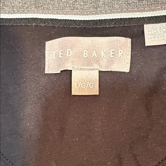 Ted Baker Black Quarter-Zip Sweater - Picture 2 of 9